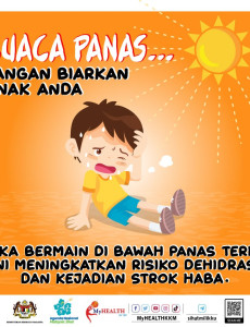 Cuaca Panas Jangan Biarkan Anak Anda